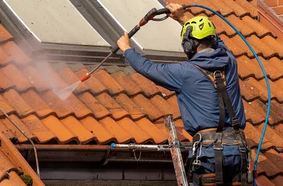 Démoussage et hydrofuge de toiture à Cazaunous